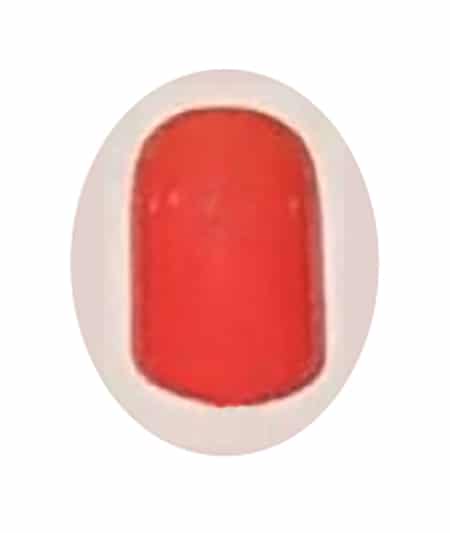 Ongles Style Rouge Orangé