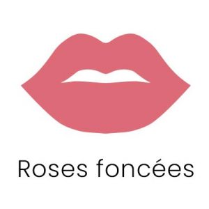 Lèvres roses foncées