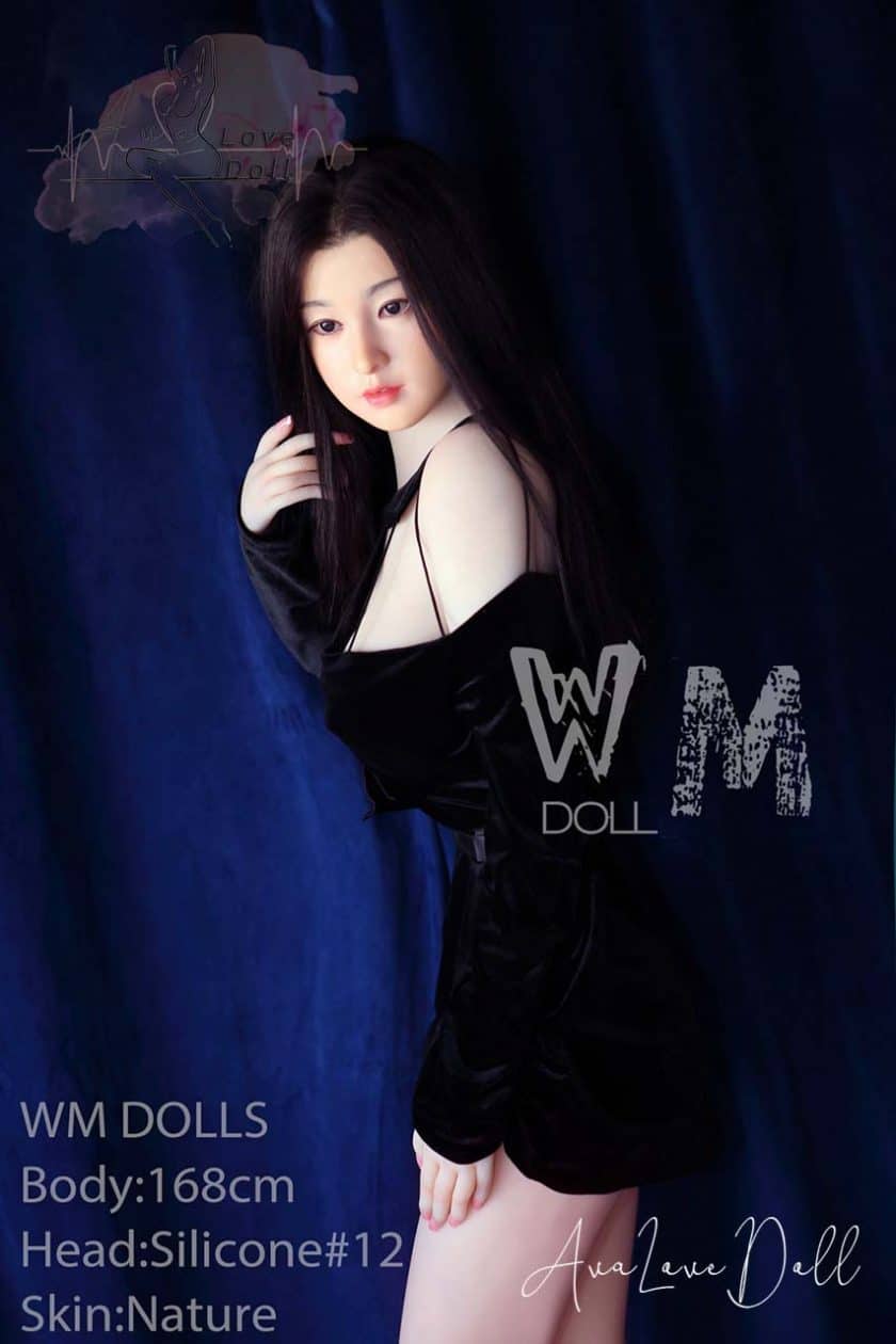 WM poupée adulte Sex Doll 168 cm Tête silicone 12 Bonnet E