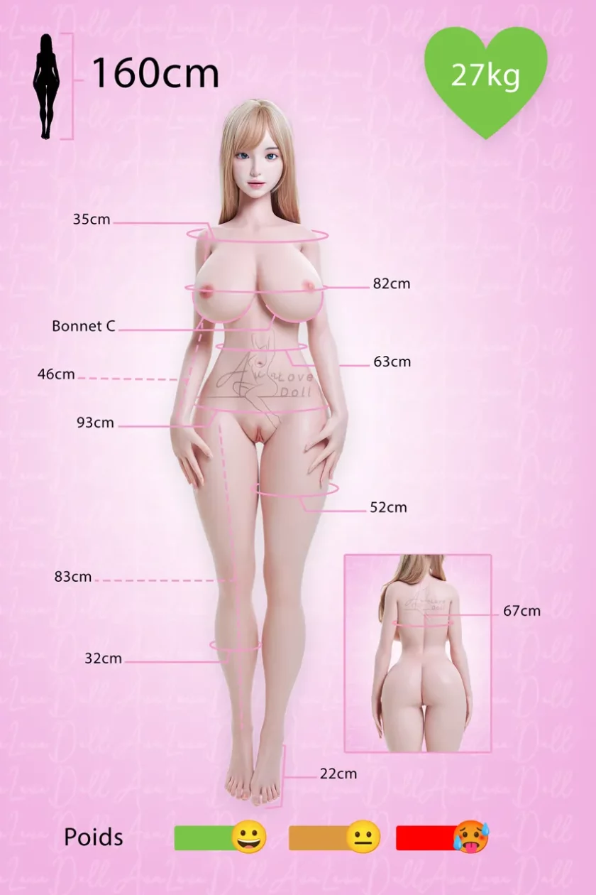 Mensurations-SEDoll-Silicone-160C