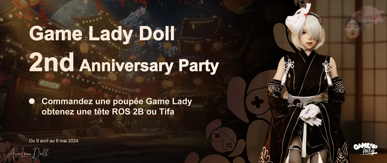 Game Lady Poupée Silicone Promotion avril 2024