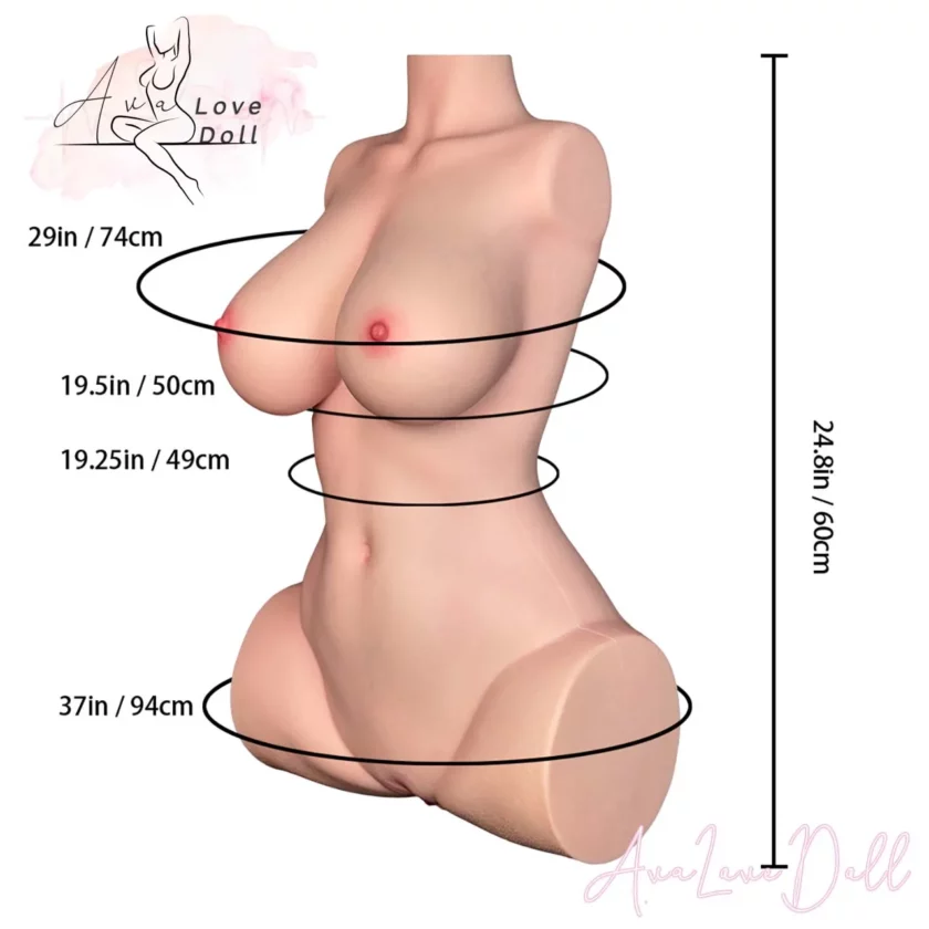 Torso silicone LoveNestle Jessica mensuration