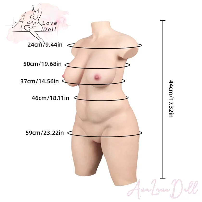 Torso silicone LoveNestle Mini Olivia mensuration