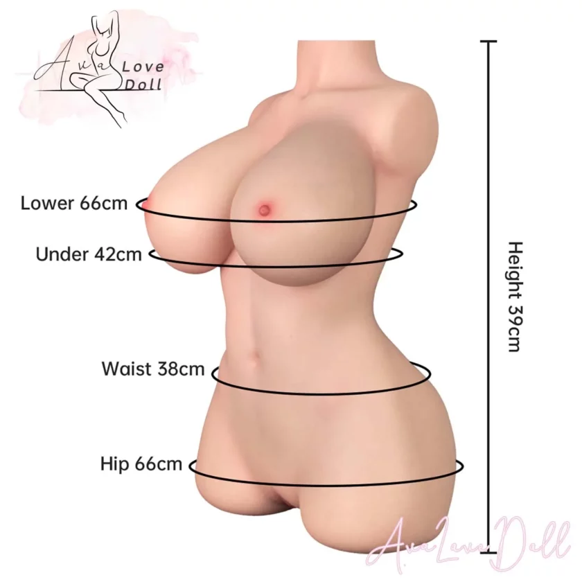 Torso silicone LoveNestle Veronic mensuration